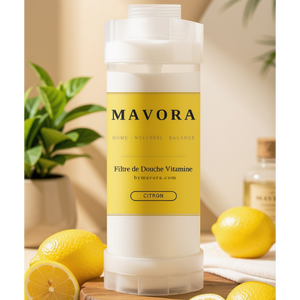 Filtre de Douche Vitaminé MAVORA - Citron