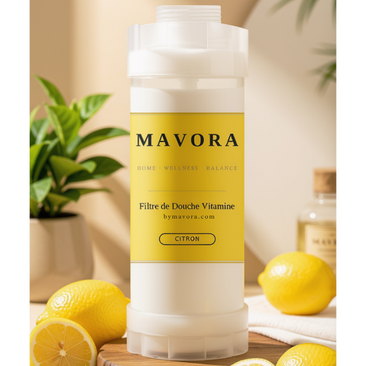 Filtre de douche vitaminé MAVORA parfum Citron