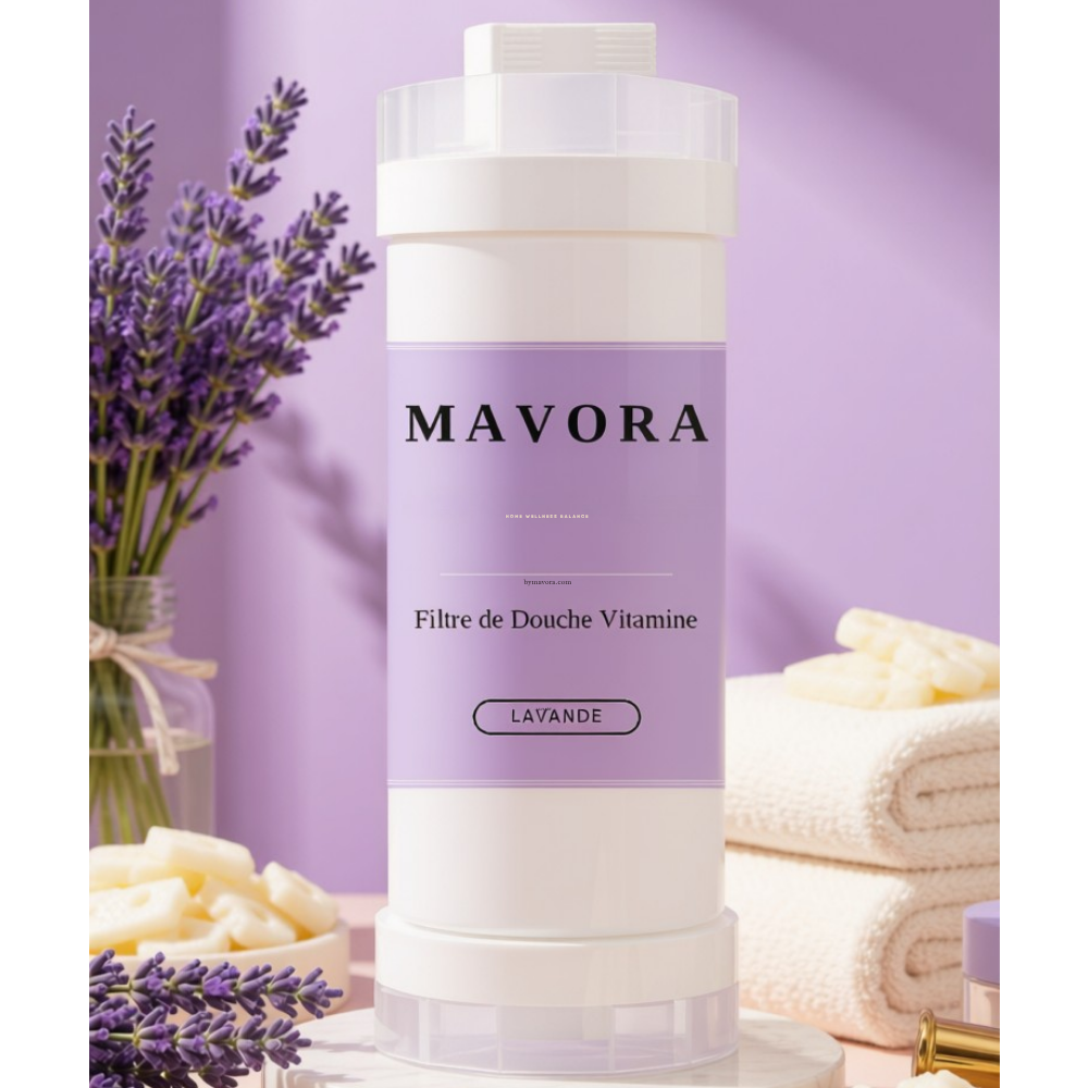 Filtre de douche vitaminé MAVORA parfum Lavande
