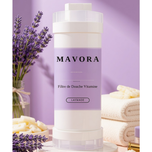 Filtre de douche vitaminé MAVORA parfum Lavande