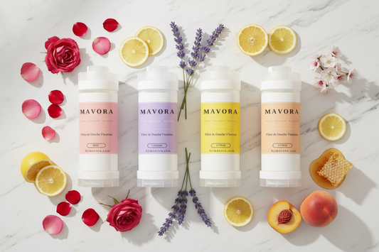 Pack Découverte 4 parfums MAVORA - Rose, Lavande, Citron, Pêche-Miel