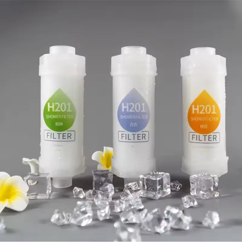 Filtre de douche vitaminé MAVORA Pêche-Miel